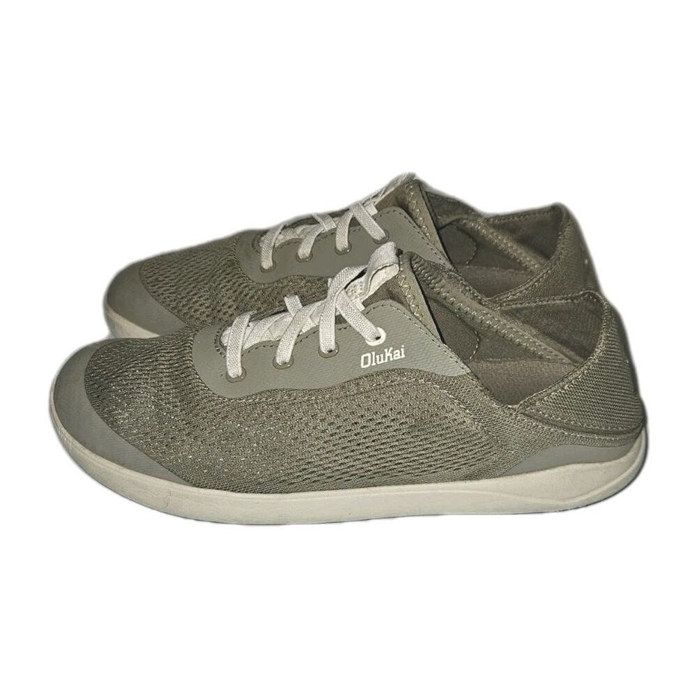 Men's Moku Pae Breathable Loafers Boat Shoes Size 8.5 Tan Tapa